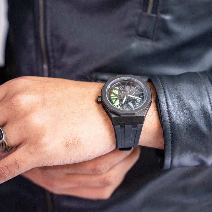 AMG G55 507 Gyro Watch - Black Strap