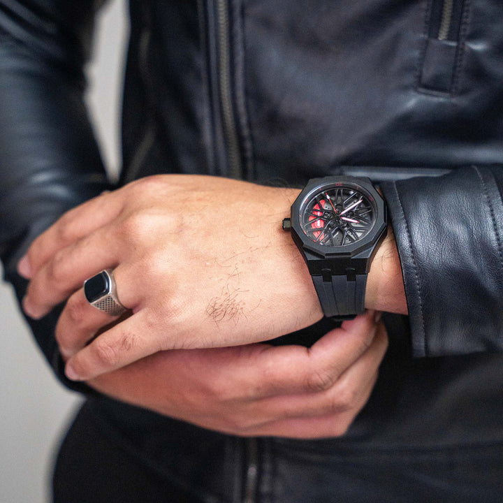 AMG G55 507 Gyro Watch - Black Strap