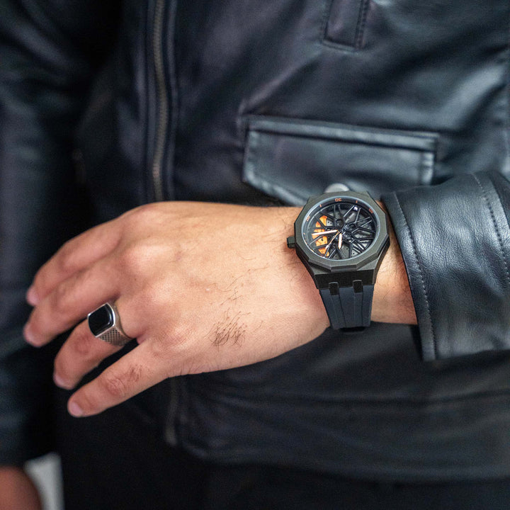 AMG G55 507 Gyro Watch - Black Strap