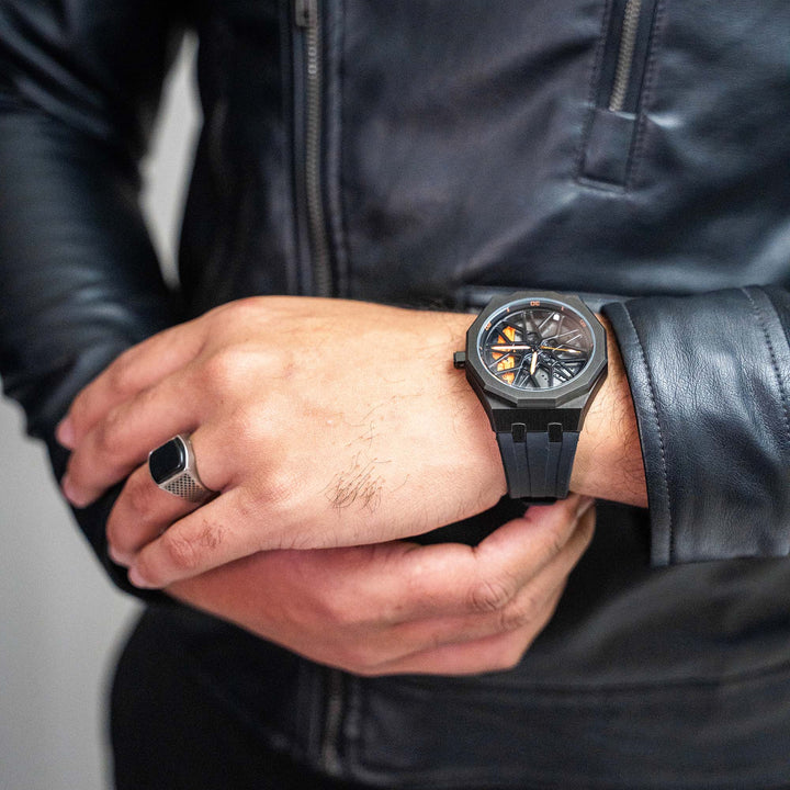 AMG G55 507 Gyro Watch - Black Strap