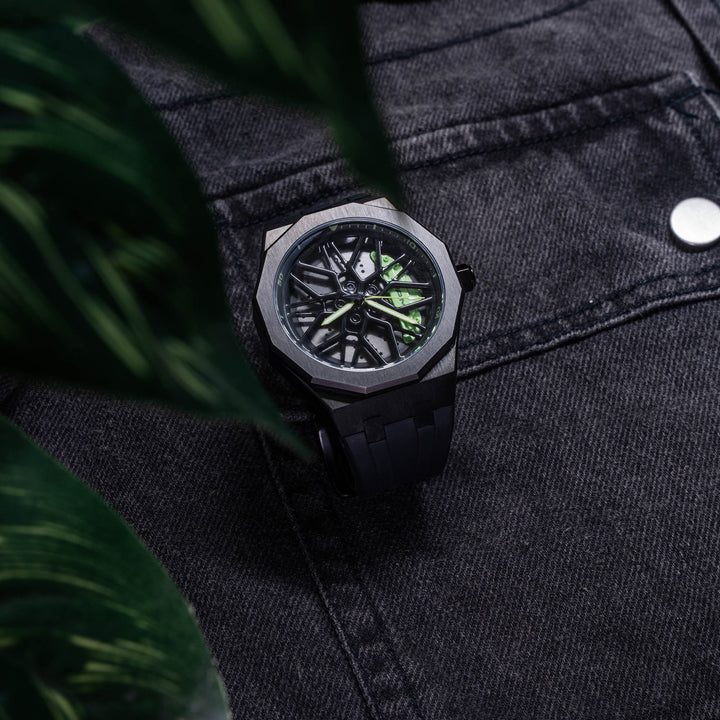 AMG G55 507 Gyro Watch - Black Strap