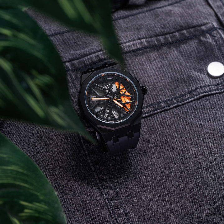 AMG G55 507 Gyro Watch - Black Strap