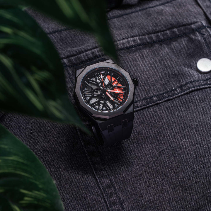AMG G55 507 Gyro Watch - Black Strap