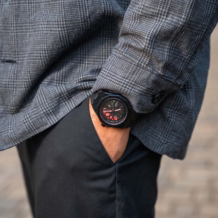 AMG G55 507 Gyro Watch - Black Strap