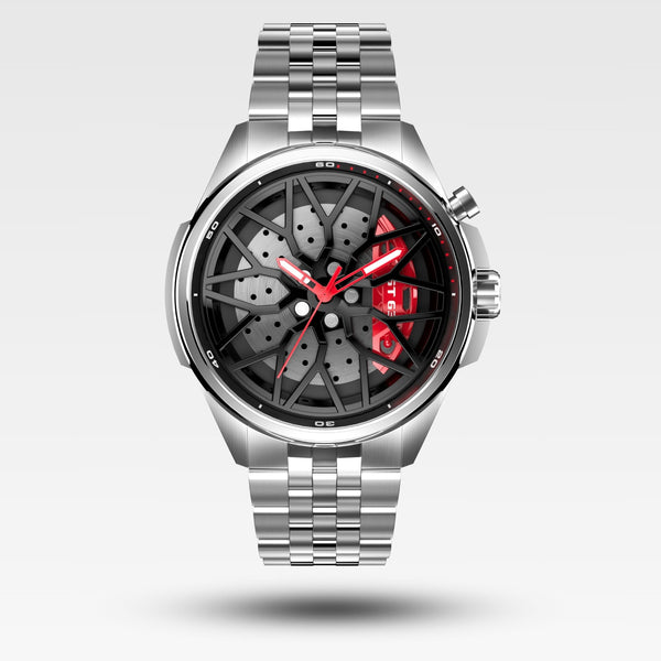 GT 63 SPINNING GYRO WATCH WITH BRAKES | SILVER COLOUR